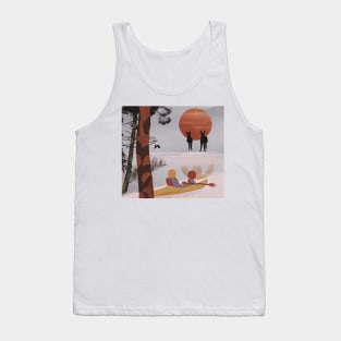 Winter Donkeys Tank Top